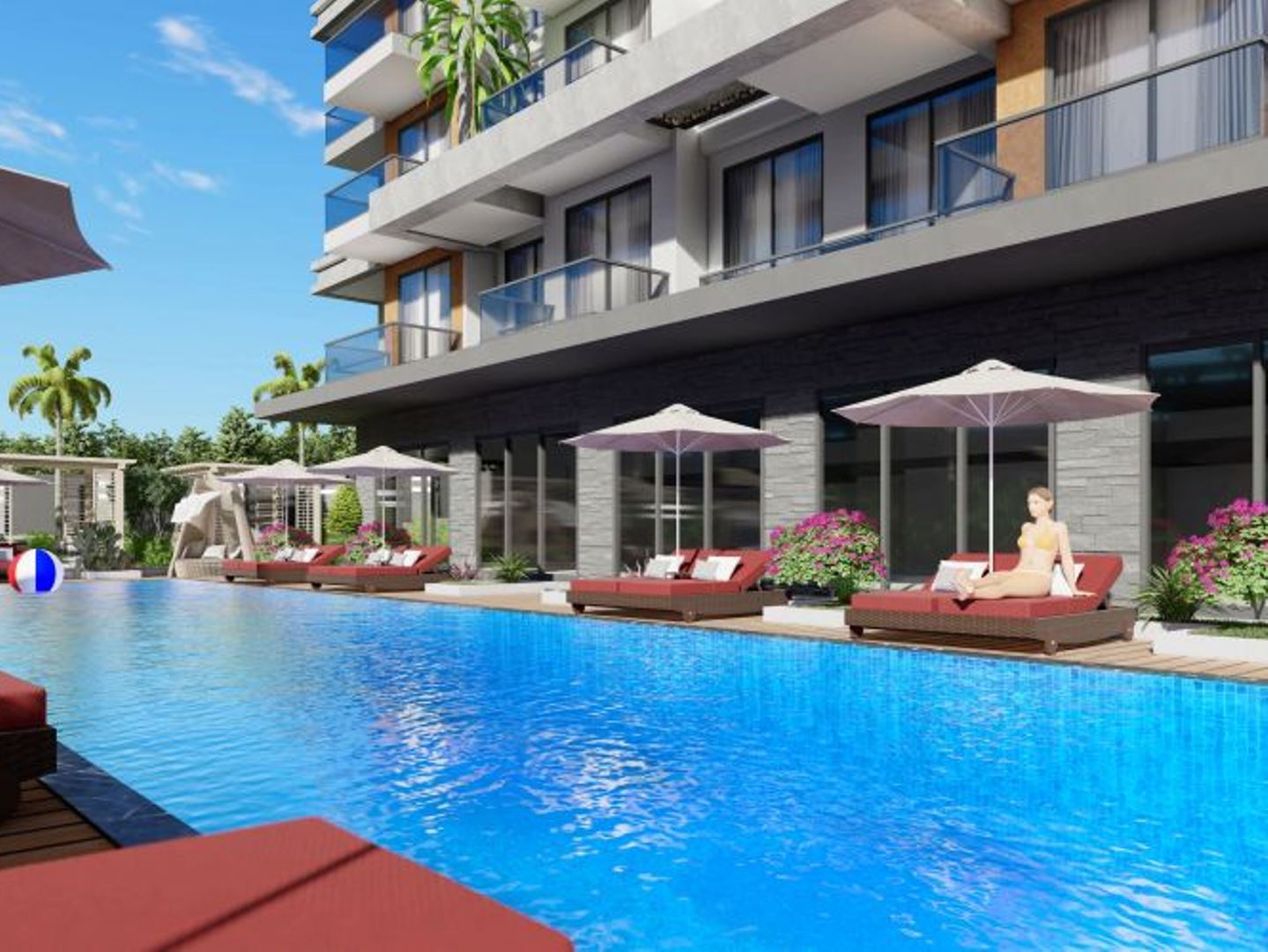 Alanya Real Estate Sea View Furnished 4 Room Penthouse Duplex For Sale In Alanya 14