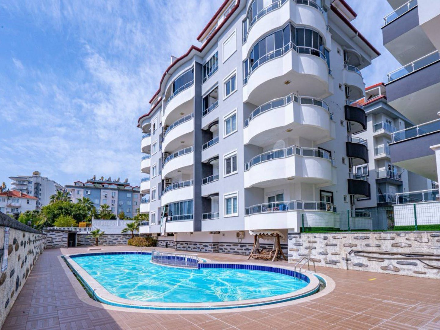Alanya Real Estate Full Activity Furnished 3 Room Apartment For Sale In Cikcilli Alanya 01