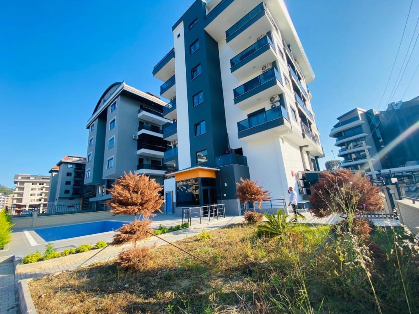 Alanya Real Estate Sea View Furnished 4 Room Villa For Sale In Mahmutlar Alanya 15
