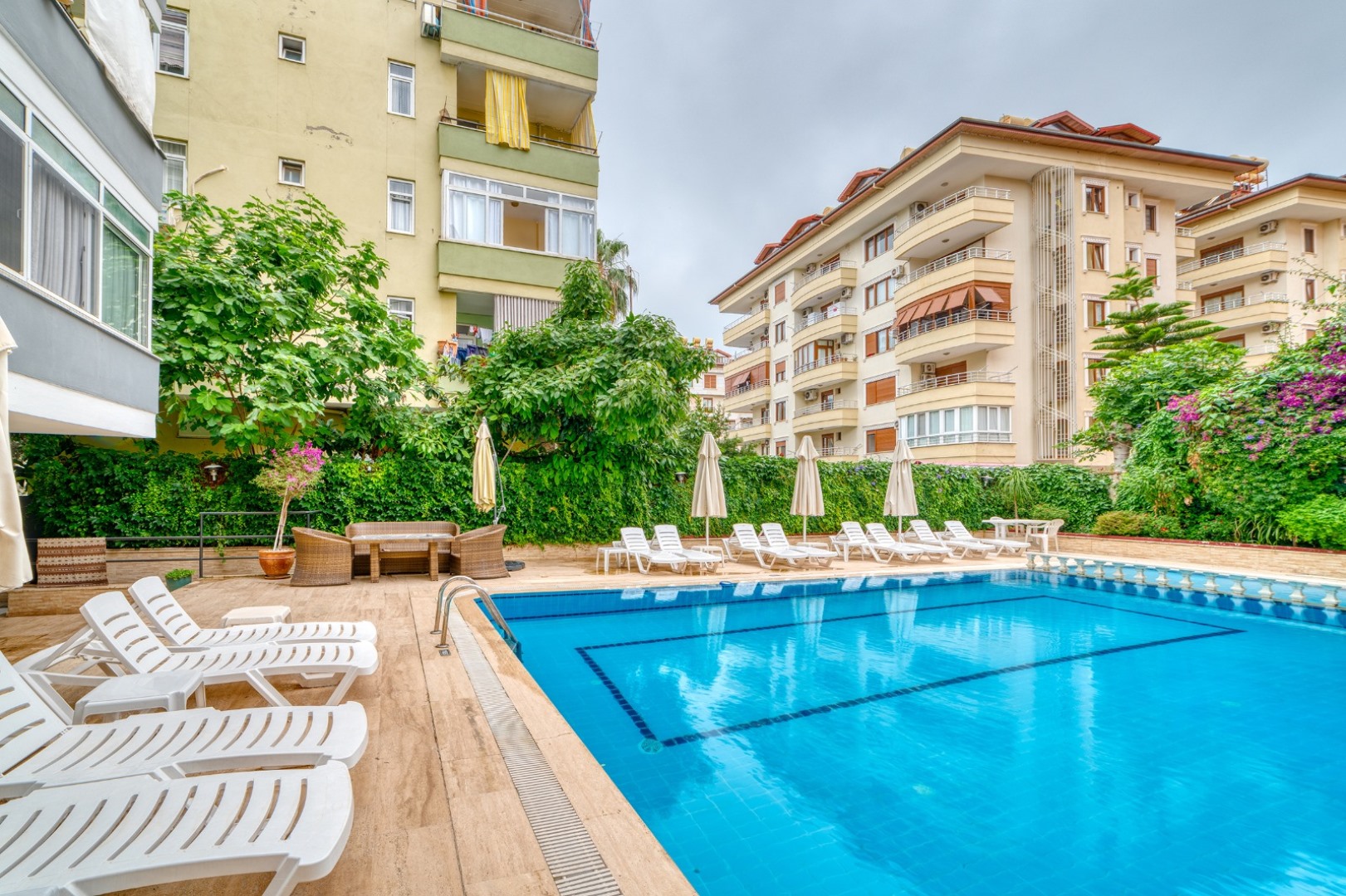 Alanya Real Estate Central Furnished 2 Room Flat For Sale In Alanya 01