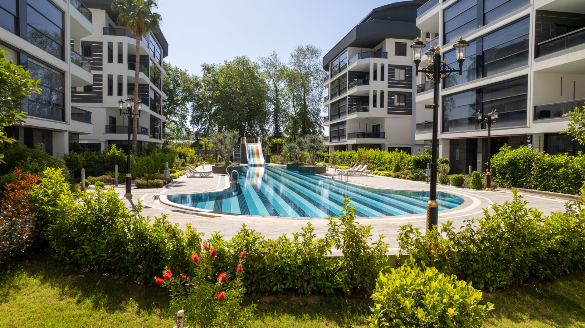 Alanya Real Estate Sea View Luxury 5 Room Penthouse Duplex For Sale In Cikcilli Alanya 12