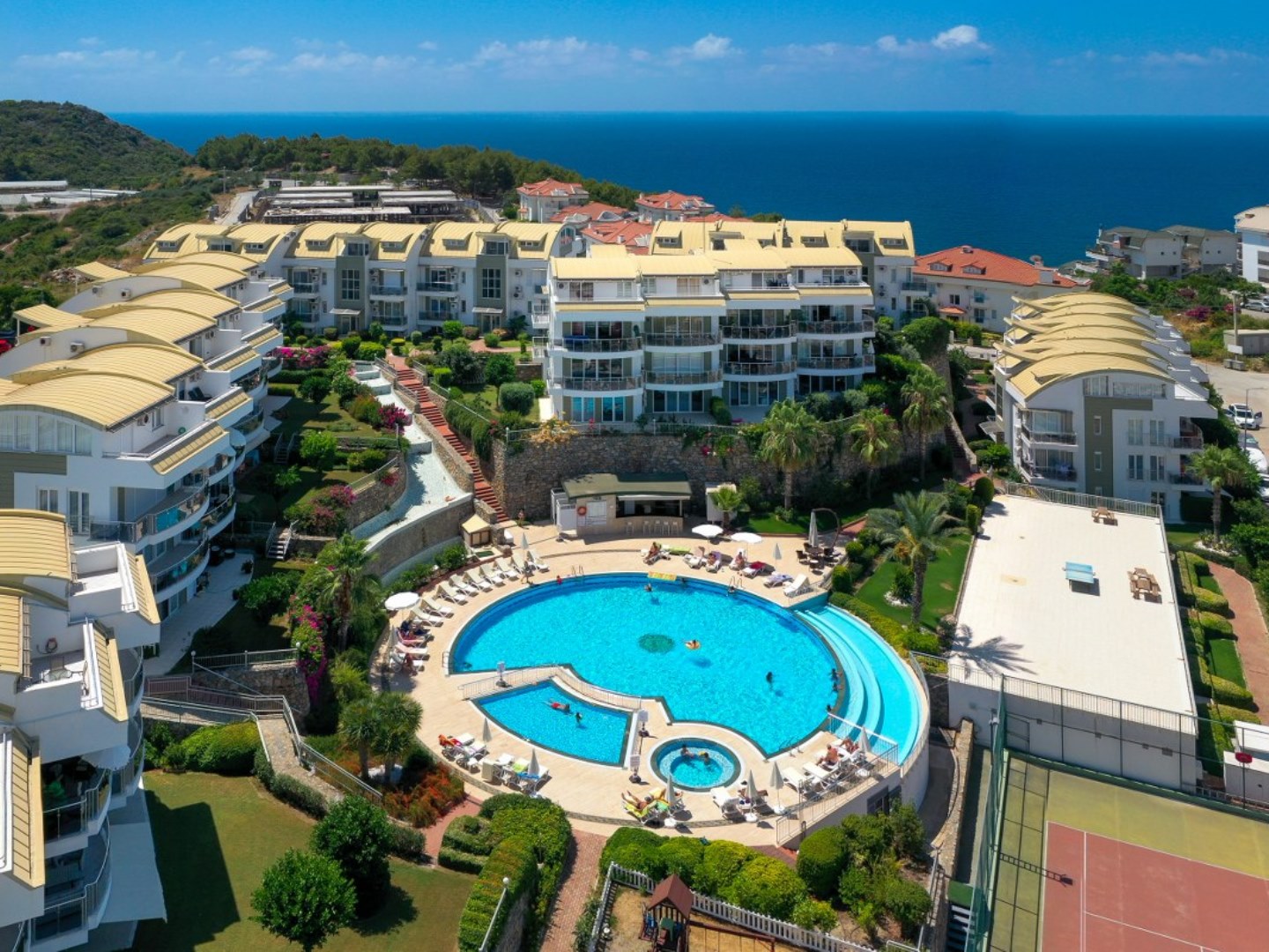 Alanya Real Estate Sea View Furnished 3 Room Apartment For Sale In Mahmutlar Alanya 10