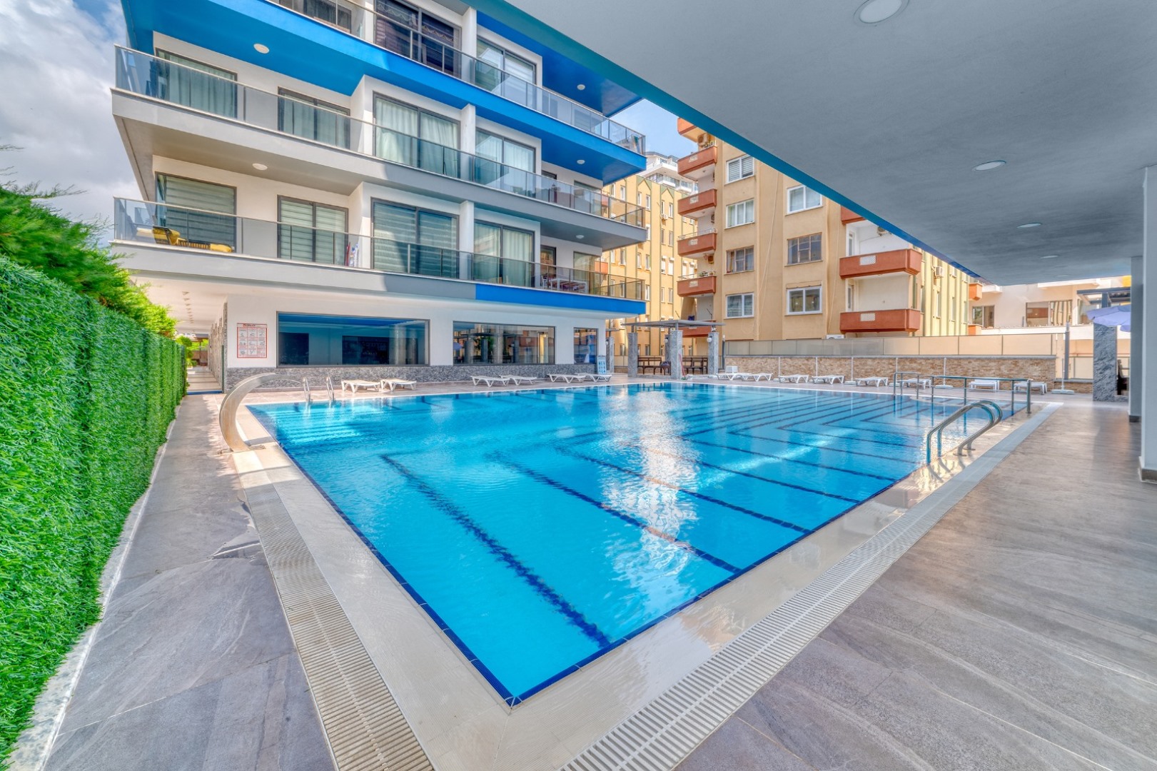 Alanya Real Estate Sea View Furnished 3 Room Apartment For Sale In Mahmutlar Alanya 10