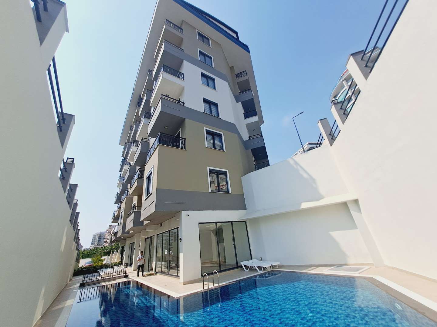Alanya Real Estate Sea View Furnished 3 Room Apartment For Sale In Mahmutlar Alanya 10