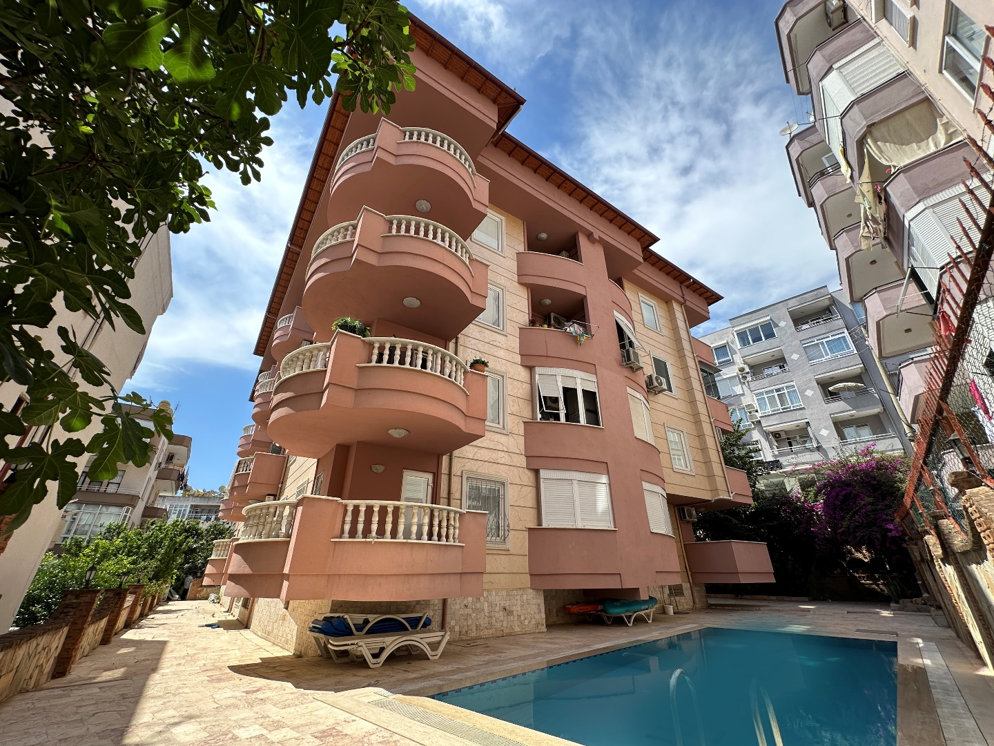 Alanya Real Estate Sea View 2 Room Flat For Sale In Kestel Alanya Pke 0607 01